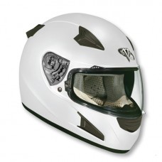 Шлем (интеграл)  HD188  Solid  белый глянцевый  XL