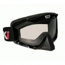 Очки мотокросс/снегоход (двойное стекло) ATAKI HB-811 черные матовые